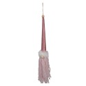 Clayre & Eef Decorative Pendant Gnome 48 cm Pink Synthetic