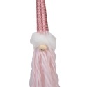 Clayre & Eef Décoration pendentif Gnome 48 cm Rose Synthétique