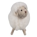 Clayre & Eef Decorative Figurine Sheep 14 cm White Synthetic