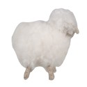 Clayre & Eef Figurine décorative Mouton 14 cm Blanc Synthétique