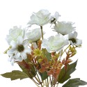 Clayre & Eef Kunstblume 29 cm Weiß Kunststoff