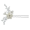 Clayre & Eef Barrette à cheveux 12 cm Couleur argent Métal