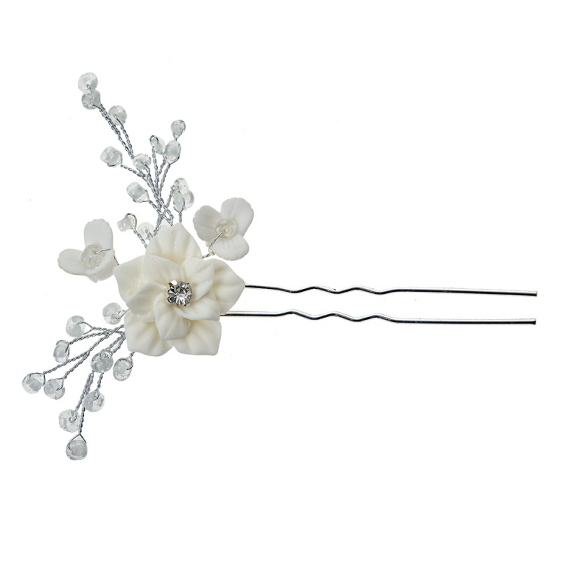 Clayre & Eef Bobby Pin 12 cm Silver colored Metal