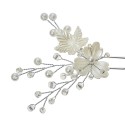 Clayre & Eef Barrette à cheveux 11 cm Couleur argent Métal