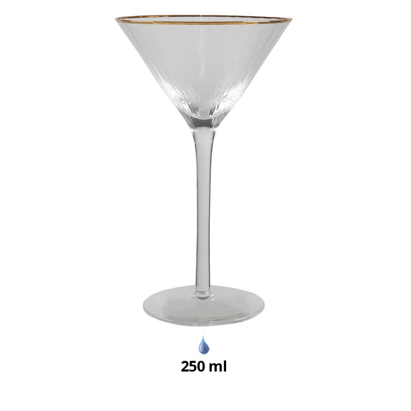 Clayre & Eef Verre à Martini 250 ml Verre
