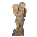 Clayre & Eef Statuetta decorativa Angelo 58 cm Verde Beige Materiale ceramico