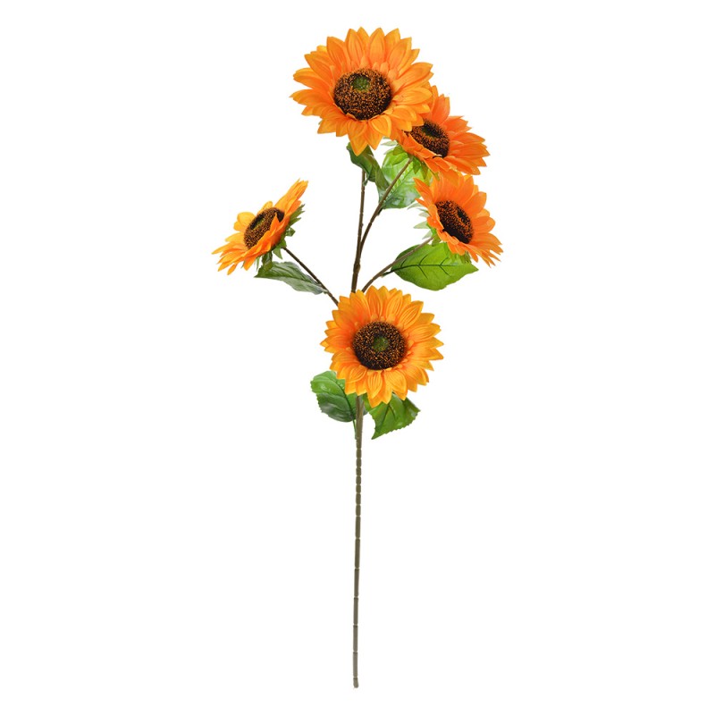 Clayre & Eef Fleur artificielle Tournesol 99 cm Jaune Plastique