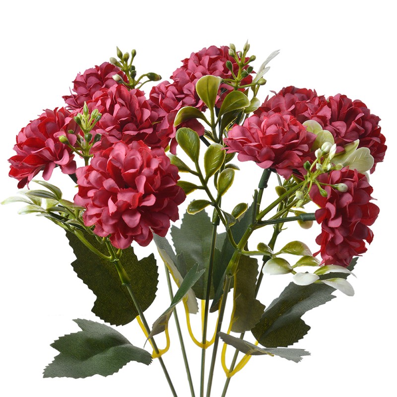 Clayre & Eef Artificial Flower 30 cm Red Plastic