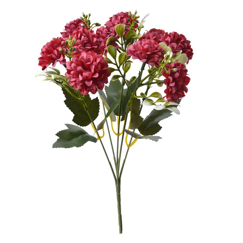 Clayre & Eef Fiore artificiale 30 cm Rosso Plastica