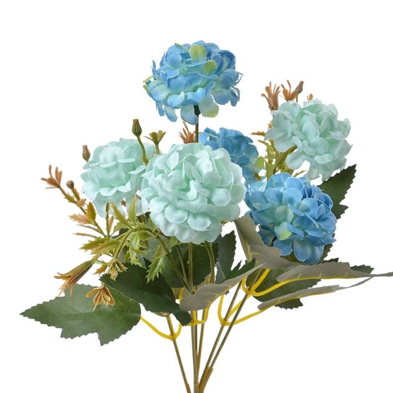 Clayre & Eef Fleur artificielle 28 cm Bleu Plastique