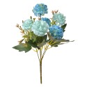 Clayre & Eef Fleur artificielle 28 cm Bleu Plastique