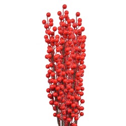 Clayre & Eef Artificial Flower 70 cm Red Plastic