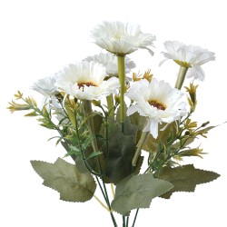 Clayre & Eef Kunstblume 30 cm Weiß Kunststoff