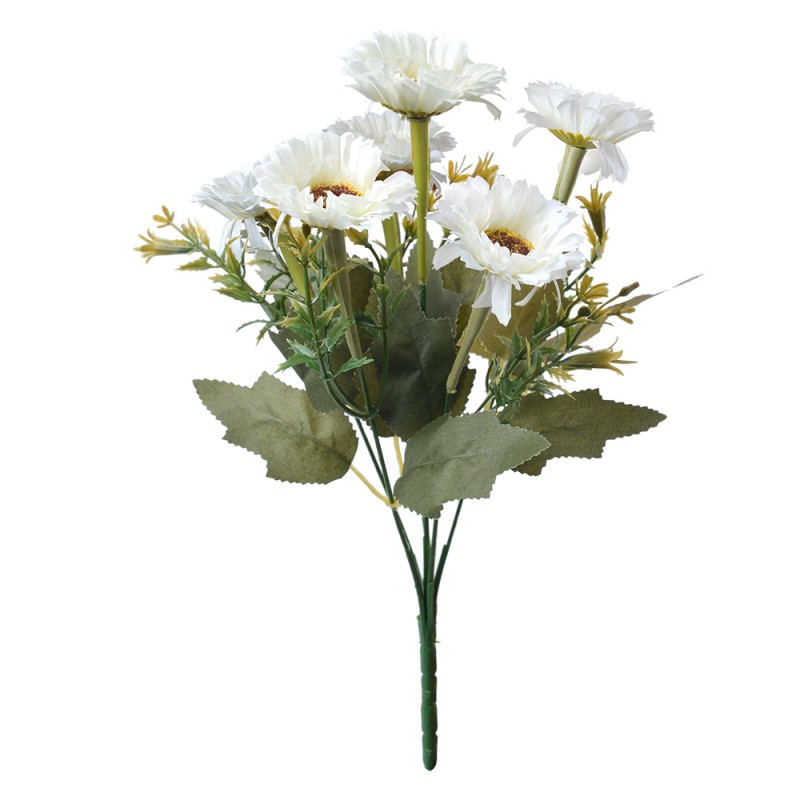 Clayre & Eef Fleur artificielle 30 cm Blanc Plastique