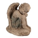 Clayre & Eef Statuetta Angelo 36 cm Beige Materiale ceramico