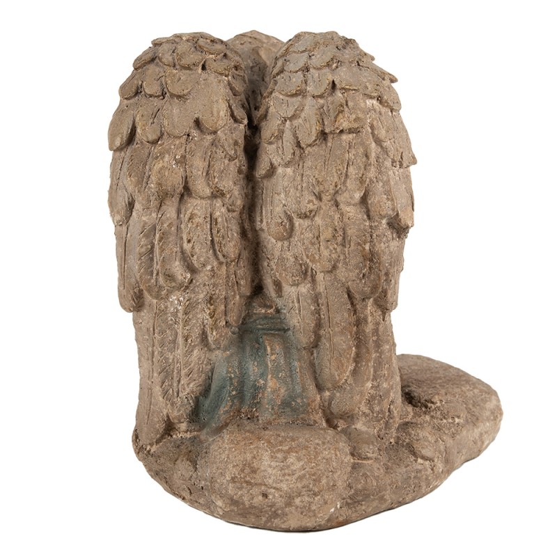 Clayre & Eef Figur Engel 36 cm Beige Keramikmaterial