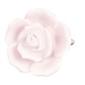 Clayre & Eef Poignée de porte Ø 4.5 cm Rose Céramique