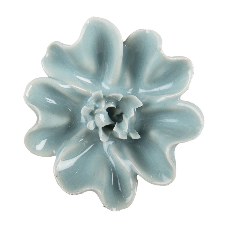Clayre & Eef Pomello Ø 5 cm Blu Marrone  Ceramica