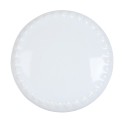 Clayre & Eef Poignée de porte Ø 4 cm Blanc Céramique Rond