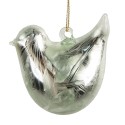Clayre & Eef Pendant Bird 7 cm Green Glass