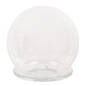 Clayre & Eef Cloche Ø 12x12 cm Transparent Glass Round