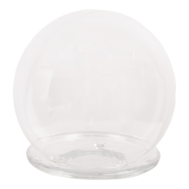 Clayre & Eef Cloche Ø 15x16 cm Transparent Glass Round
