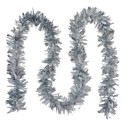 Clayre & Eef Christmas garland 200 cm Silver colored Plastic