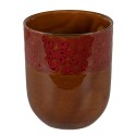Clayre & Eef Mug 150 ml Brown Red Ceramic