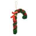 Clayre & Eef Christmas Ornament Candy Cane 16 cm Red Plastic