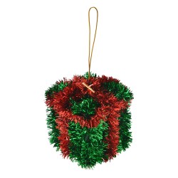 Clayre & Eef Christmas Ornament Gift 6 cm Green Plastic