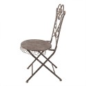 Clayre & Eef Garden Chair 49x49x95 cm Brown Iron
