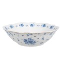 Clayre & Eef Soup Bowl 350 ml White Blue Porcelain Roses