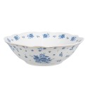 Clayre & Eef Bowl 350 ml White Blue Porcelain Roses