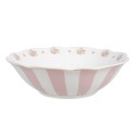 Clayre & Eef Bol à soupe 350 ml Rose Blanc Porcelaine Roses