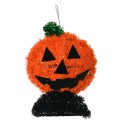 Clayre & Eef Halloween decoratie Pompoen 13x5x15 cm Oranje Kunststof