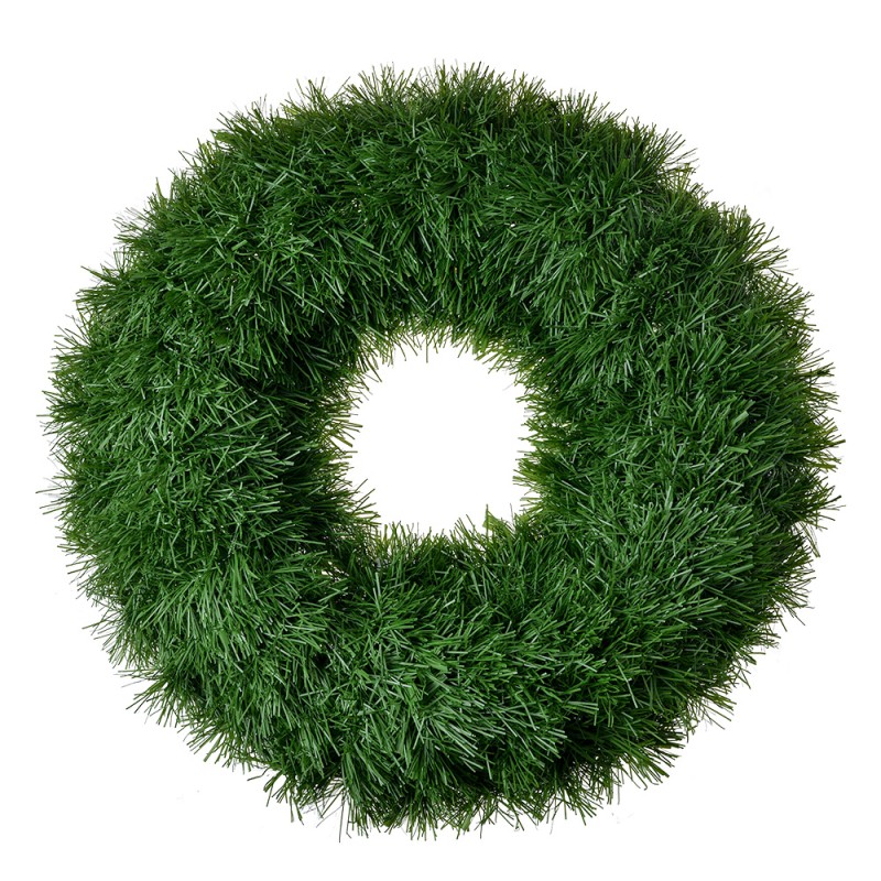 Clayre & Eef Christmas wreath Ø 45 cm Green Plastic