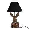 Clayre & Eef Table Lamp Rabbit Ø 37x61 cm Gold colored Black Polyresin
