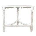 Clayre & Eef Table d'appoint 106x48x87 cm Blanc Bois