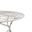 Clayre & Eef Bistro table Ø 101x77 cm White Iron