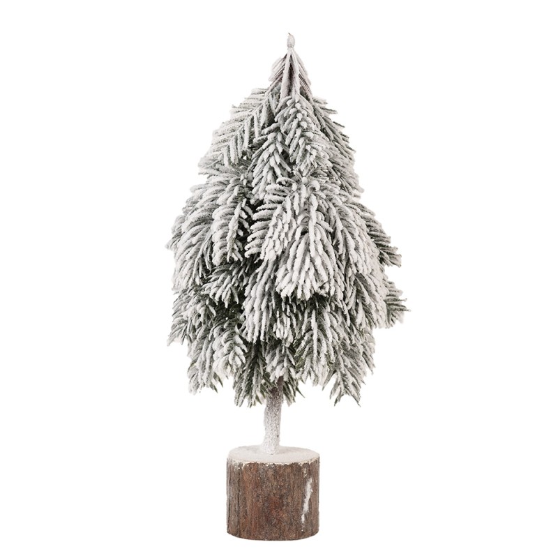 Clayre & Eef Weihnachtsdekoration Weihnachtsbaum 15x12x33 cm Grün Kunststoff