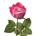 Clayre & Eef Kunstblume Rose 44 cm Rosa Kunststoff