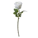 Clayre & Eef Artificial Flower Rose 44 cm White Plastic