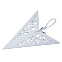 Clayre & Eef Hanging star 45x15x45 cm White Paper