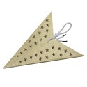 Clayre & Eef Hanging star 60x22x60 cm Gold colored Paper