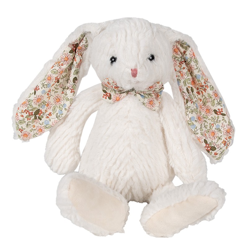 Clayre & Eef Stuffed toy Rabbit 15x9x24 cm Beige Plush