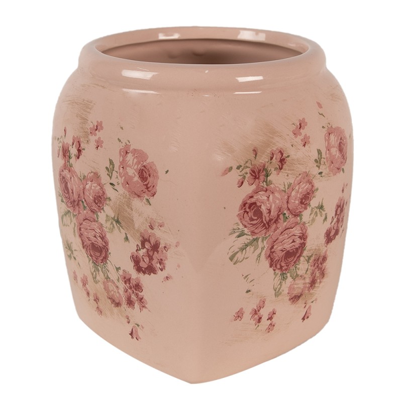 Clayre&Eef Vaso Porta Pianta Ceramica set di 2