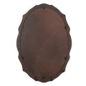 Clayre & Eef Mirror 52x3x75 cm Beige Brown Wood Glass