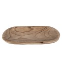 Clayre & Eef Decorative Bowl 40x18x4 cm Brown Wood Rectangle