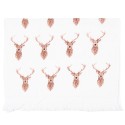 Clayre & Eef Guest Towel 40x66 cm Beige Brown Cotton Deer