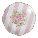 Clayre & Eef Cup and Saucer 200 ml Pink White Porcelain Roses